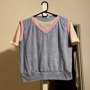 AMAZING TERRY CLOTH BEACH TOP !